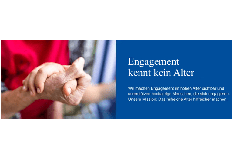 Engagementpreis 80plus 2026: Bürgerschaftliches Engagement kennt kein Alter